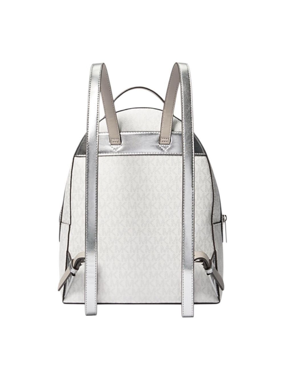 Michael Kors White Monogram Backpack Dome-Shaped Design NWT ( No Box ) Sheila - Picture 6 of 17